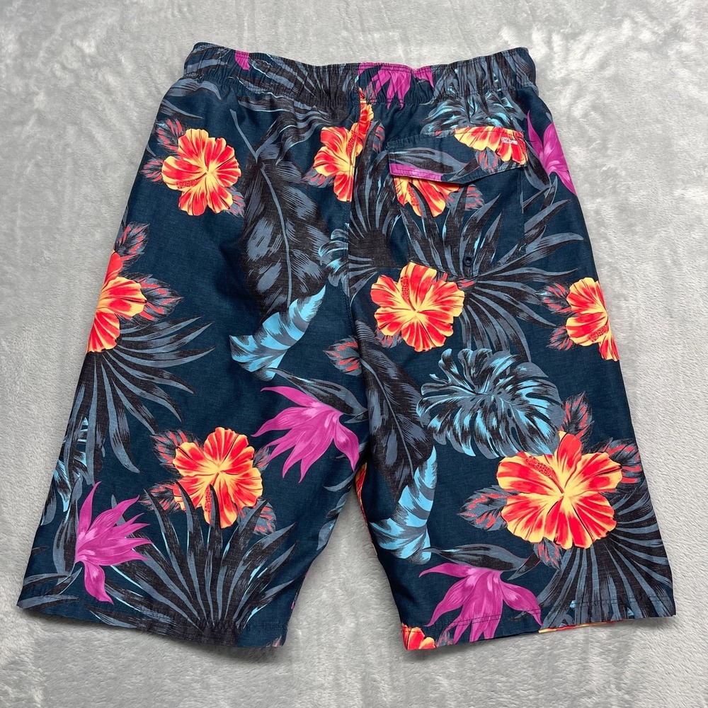 Hurley Shorts Boys XL Multi Floral Stretch Board Surfing Water Polo Surfer Y2K - Picture 2 of 7
